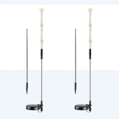 Salcar 2er Set LED Solar Gartenleuchte mit Feuerwerk-Effekt Salcar