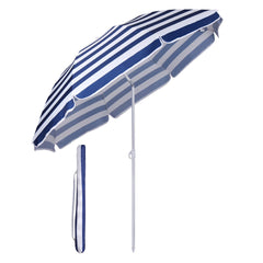 Sekey 160 cm Strandschirm mit Schutzhülle, Sonnenschutz UV25+