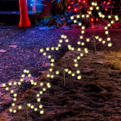 Salcar 3/6er Set LED Solar Gartenleuchte mit Stern Sekey