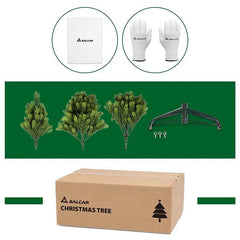 Salcar 180/210/240cm Künstlicher Weihnachtsbaum, Nordmanntanne, mit 762/1080/1576 PE Spitzen Salcar