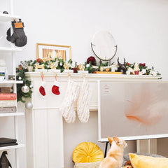 Salcar Weihnachtsgirlande künstlich Grün PVC – 3m/5m/10m, Realistische Tannengirlande für Innen & Außen, Dekoration für Tür, Kamin & Weihnachtsbaum Salcar