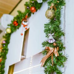 Salcar Weihnachtsgirlande künstlich Grün PVC – 3m/5m/10m, Realistische Tannengirlande für Innen & Außen, Dekoration für Tür, Kamin & Weihnachtsbaum Salcar