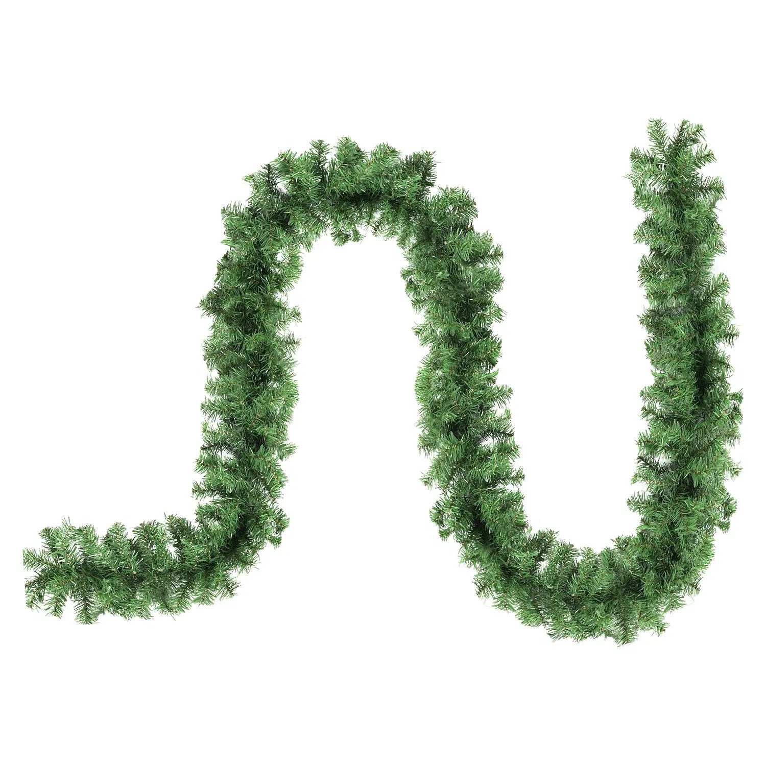 Salcar Weihnachtsgirlande künstlich Grün PVC – 3m/5m/10m, Realistische Tannengirlande für Innen & Außen, Dekoration für Tür, Kamin & Weihnachtsbaum Salcar