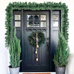 Salcar Weihnachtsgirlande künstlich Grün PVC – 3m/5m/10m, Realistische Tannengirlande für Innen & Außen, Dekoration für Tür, Kamin & Weihnachtsbaum Salcar