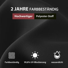 Sekey 300 x 200 cm Alu Sonnenschirm mit Kurbel, Sonnenschutz UV50+ Sekey