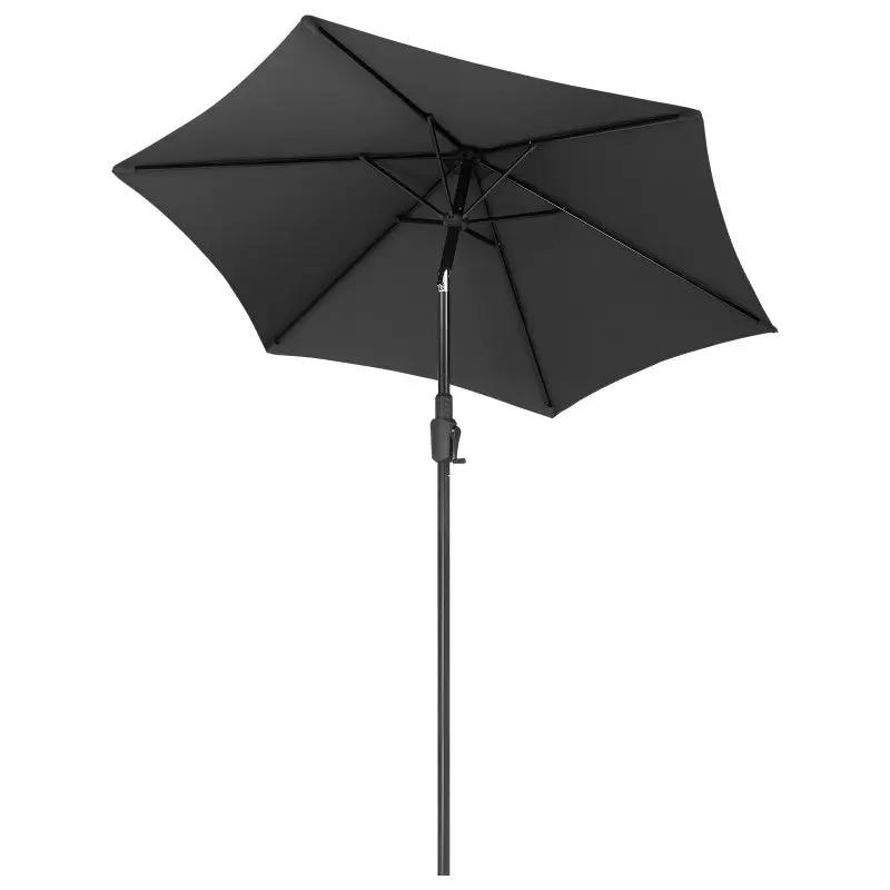 Sekey 220 cm Sonnenschirm mit Kurbel und Auto Kippen, Sonnenschutz UV50+ Sekey