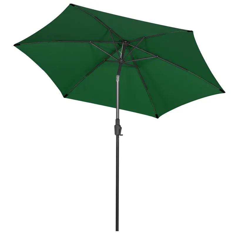 Sekey 270cm Sonnenschirm mit Kurbel, Knickbar im Sitzen, Sonnenschutz UV50+ Sekey