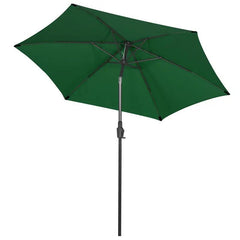 Sekey 270cm Sonnenschirm mit Kurbel, Knickbar im Sitzen, Sonnenschutz UV50+ Sekey