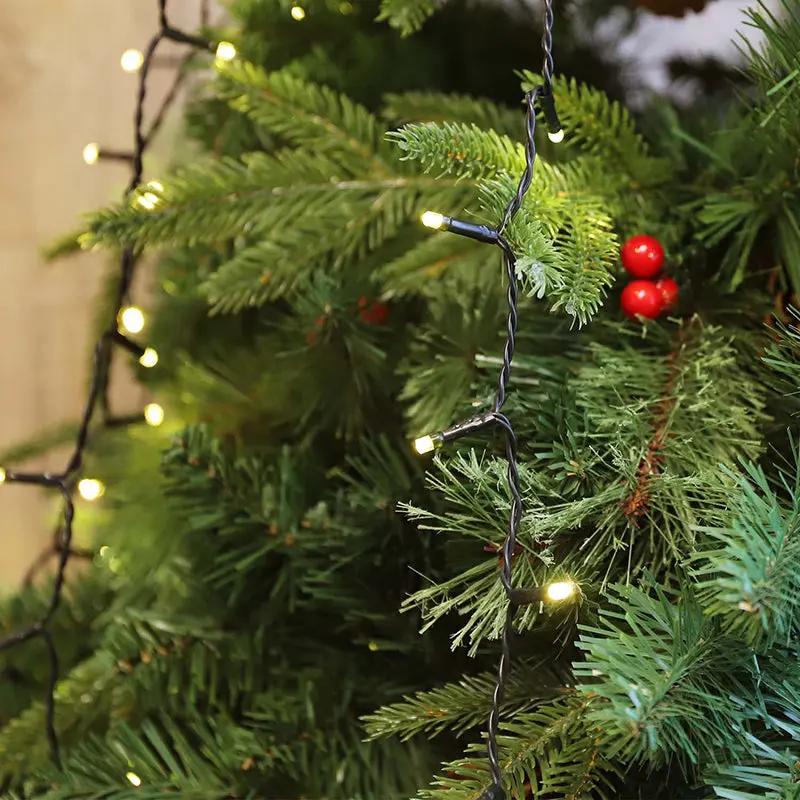 Salcar 0.6 m LED Lichterkette für Weihnachtsbaum, mit 8 Strängen, 48 LEDs Sekey