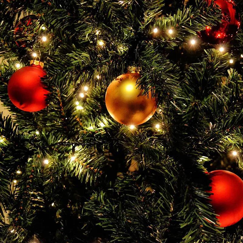 Salcar 0.6 m LED Lichterkette für Weihnachtsbaum, mit 8 Strängen, 48 LEDs Sekey