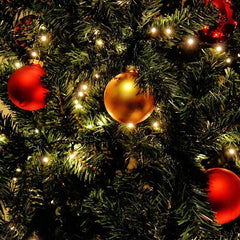 Salcar 0.6 m LED Lichterkette für Weihnachtsbaum, mit 8 Strängen, 48 LEDs Sekey