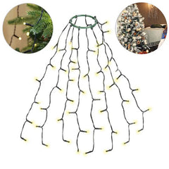 Salcar 0.6 m LED Lichterkette für Weihnachtsbaum, mit 8 Strängen, 48 LEDs Sekey