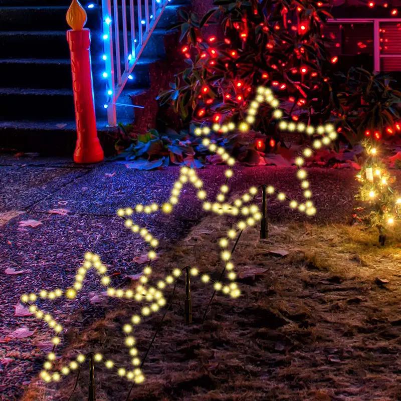 Salcar 3/6er Set LED Solar Gartenleuchte mit Stern Sekey