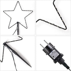 Salcar 3/6er Set LED Solar Gartenleuchte mit Stern Sekey