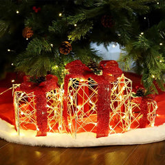 Salcar 3er Set LED Geschenkbox Lichter Sekey