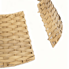 Salcar Weihnachtsbaumkragen aus Poly-Rattan – Natur, 40/60 cm oder 50/68 cm