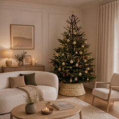 Salcar Weihnachtsbaumkorb aus Weide – Natur, 40/60 cm oder 50/68 cm