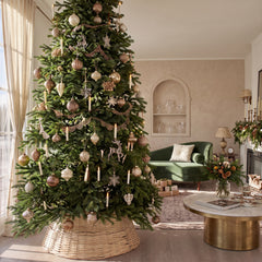 Salcar Weihnachtsbaumkorb aus Weide – Natur, 40/60 cm oder 50/68 cm