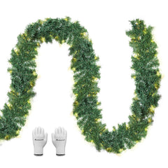 Salcar 3/5/10 m PVC Weihnachtsgirlande mit mit LED Lampen Salcar