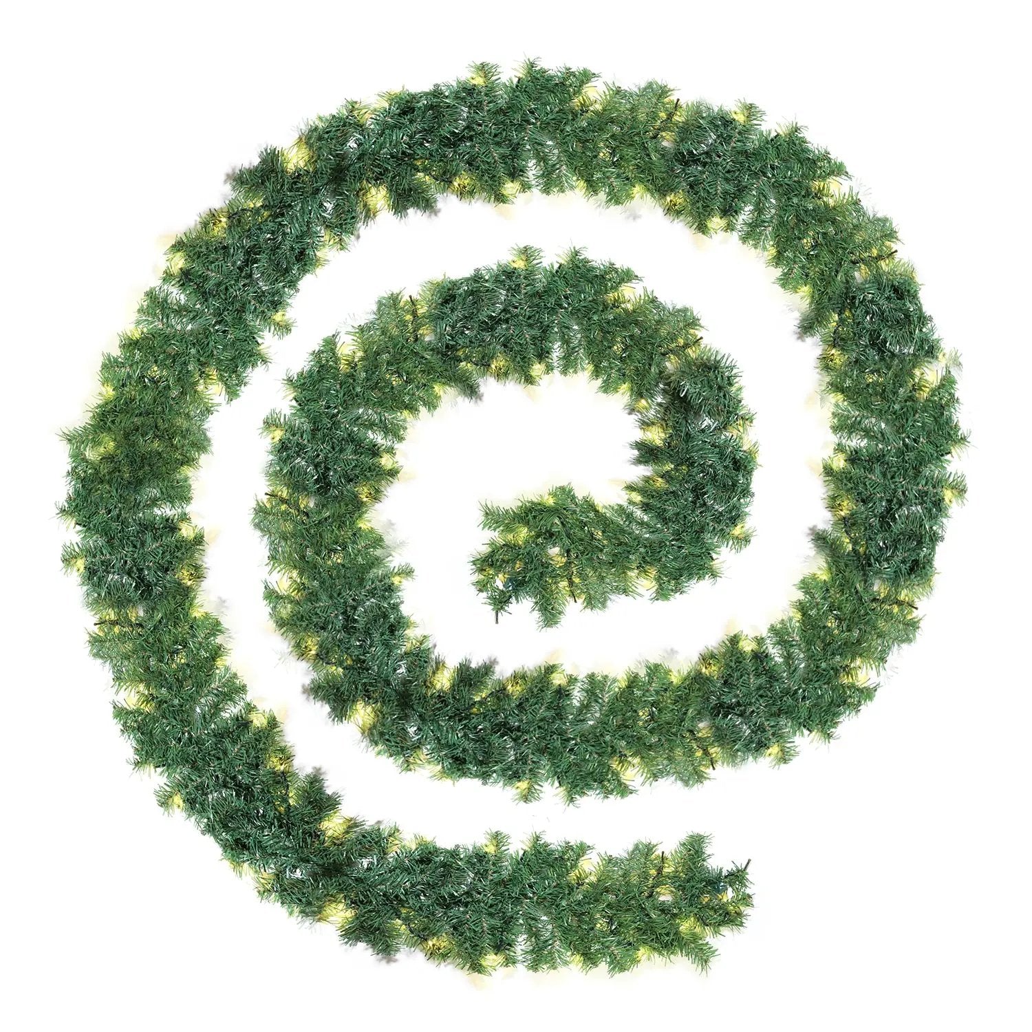 Salcar 3/5/10 m PVC Weihnachtsgirlande mit mit LED Lampen Salcar