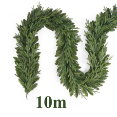 Salcar Künstliche Weihnachtsgirlande – Naturgetreue Fichten-Optik aus PE & PVC, 3 m / 5 m / 10 m