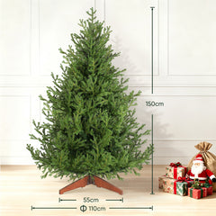 Salcar Künstlicher Weihnachtsbaum Fichte – Extra dicht & naturgetreu, bis zu 99 % PE, 90–210 cm