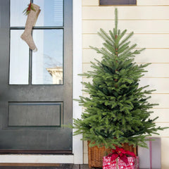 Salcar 120/150 cm Künstlicher Weihnachtsbaum, Fichte, mit 924/1372 PE-Zweige und 116/266 PVC-Zweige Salcar