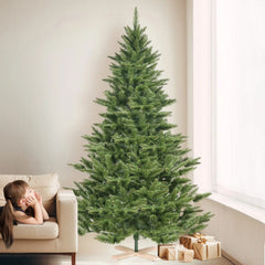 Salcar 180/210cm Künstlicher Weihnachtsbaum, Nordmanntanne, mit 560/760 Zweigen Salcar