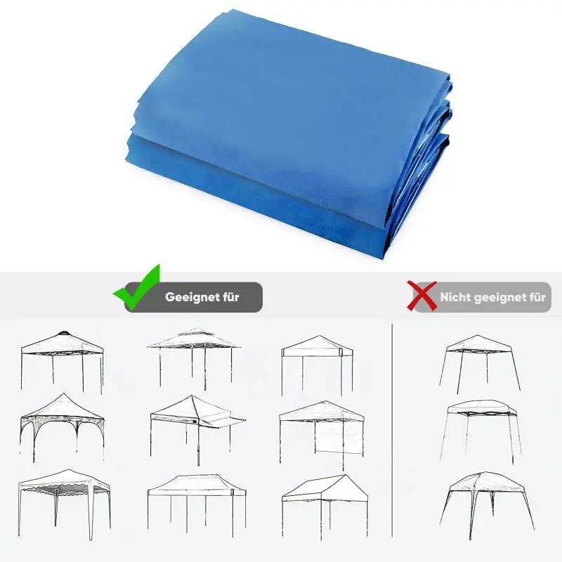 Sekey 3×3m Seitenwand für Pavillon, 2er Set, mit Reißverschlussv und Fenster Sekey