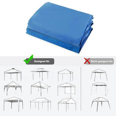 Sekey 3×3m Seitenwand für Pavillon, 2er Set, mit Reißverschlussv und Fenster Sekey