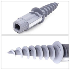 Sekey 22 mm - 32 mm Bodenhülse für Sonnenschirm, mit klappbaren Griffen und Aufhängehaken Sekey