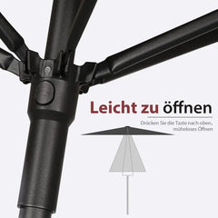 Sekey 200 x 125 cm Balkonschirm Rechteckig, Sonnenschutz UV50+ Sekey