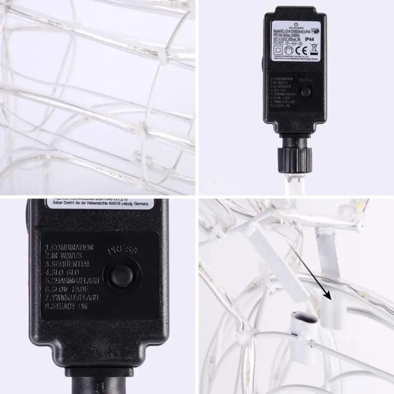 Salcar 60 cm LED Rentier Weihnachtsbeleuchtung, 140 LEDs Salcar