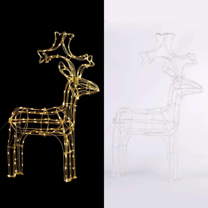 Salcar 60 cm LED Rentier Weihnachtsbeleuchtung, 140 LEDs Salcar