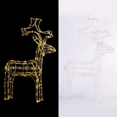 Salcar 60 cm LED Rentier Weihnachtsbeleuchtung, 140 LEDs Salcar