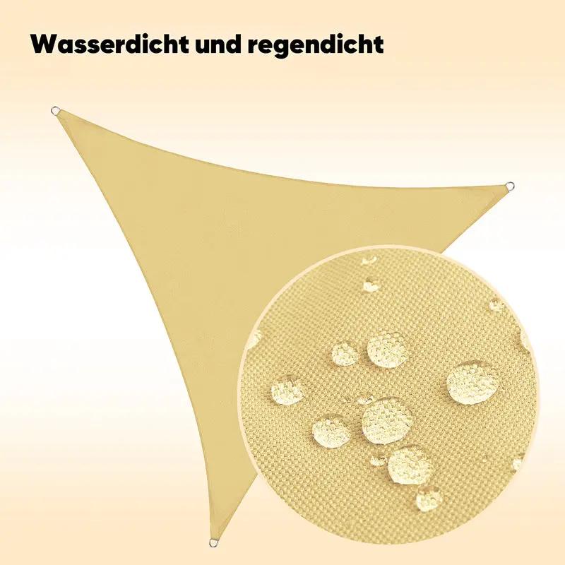Sekey Sonnensegel mit Kit PES Sonnenschutzsegel Wasserdicht Sekey
