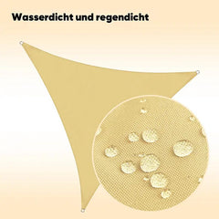 Sekey Sonnensegel mit Kit PES Sonnenschutzsegel Wasserdicht Sekey