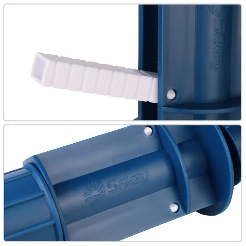 Sekey 22 mm - 32 mm Bodenhülse für Sonnenschirm, mit klappbaren Griffen und Aufhängehaken Sekey