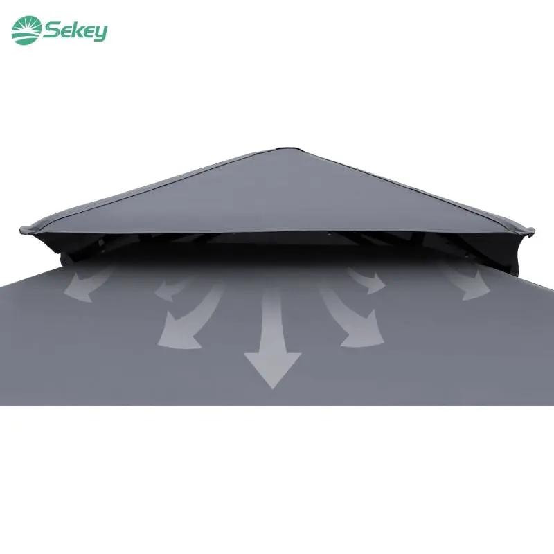 Sekey Grill Pavillon mit mit klappbaren Seitenteil 235 x 145cm Sekey