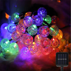 Salcar 5 m / 10 m LED Solar Kugel Lichterkette, 20 / 40 LEDs Salcar