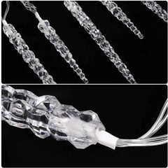 Salcar 5 m LED Lichterkette mit 40 Eiszapfen, 40 LEDs, 31V GS-zertifizierte Stromversorgung Salcar