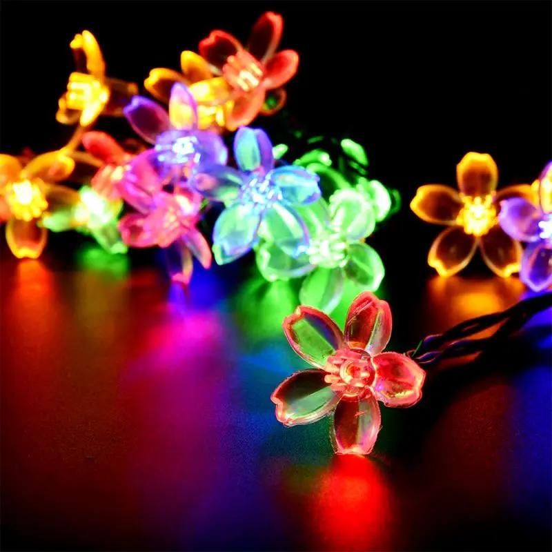 Salcar 5 m LED Solar Blüten Lichterkette, 20 LEDs Salcar