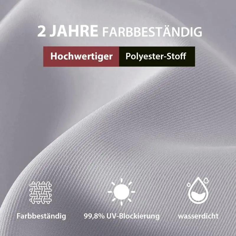 Sekey 200 x 125 cm Balkonschirm Rechteckig, Sonnenschutz UV50+ Sekey