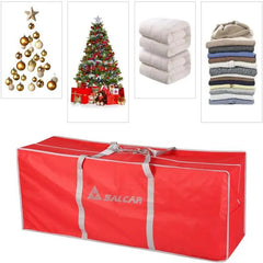 Salcar Große Weihnachtsbaum Aufbewahrungstasche, 130 * 40 * 50 cm Reisetasche Reißfeste Aufbewahrungstasche für Weihnachtsschmuck, Kleidung Salcar