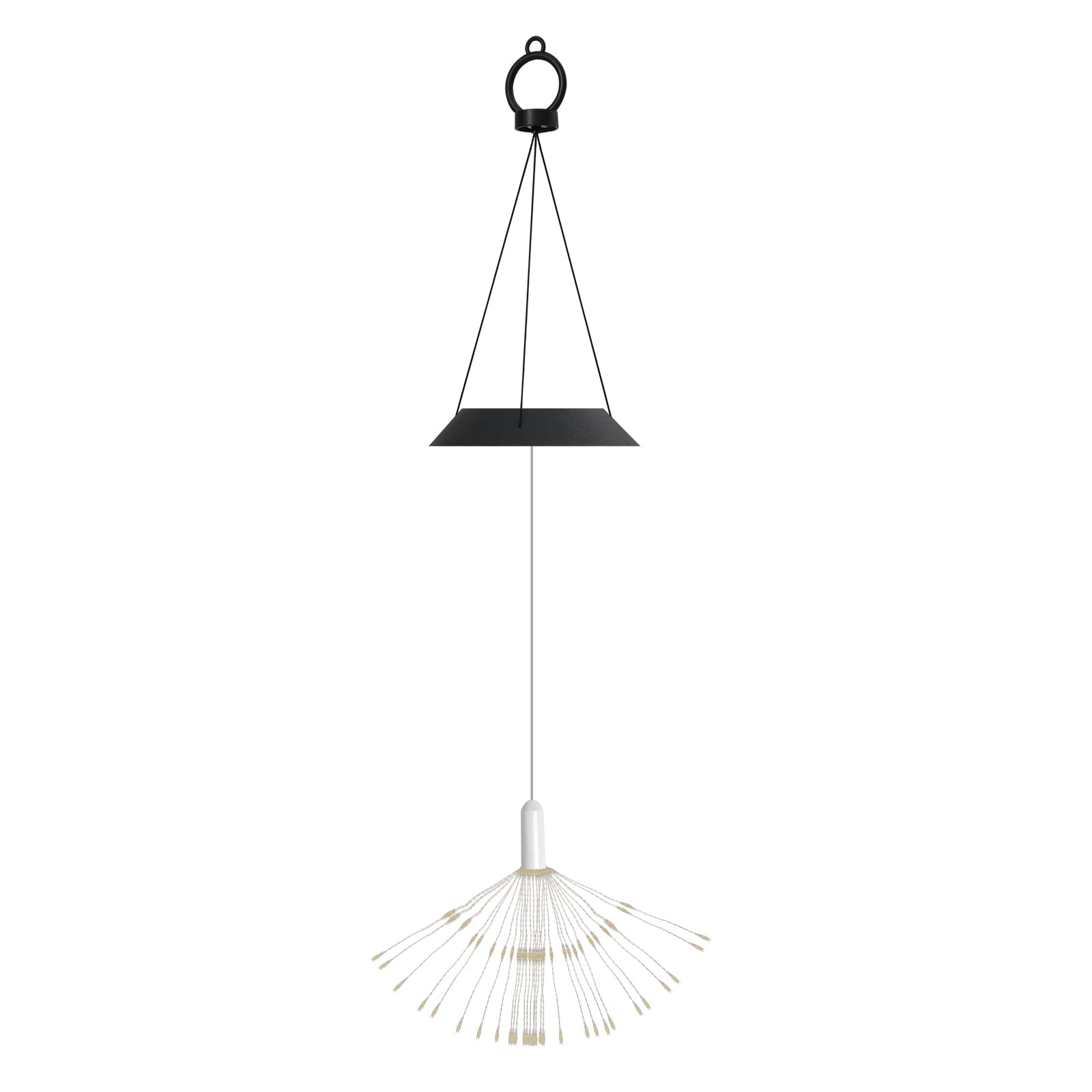Salcar Solar LED Feuerwerkslichter warmweiß – 90 LEDs, IP44 wasserdicht, mit Haken, Automatik & Blinkmodus, 50 cm Deko für Garten, Balkon & Weihnachten SEKEYMALL