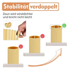 Sekey PVC Sichtschutzmatte mit doppelter Verstärkung innen, Bambus Sekey