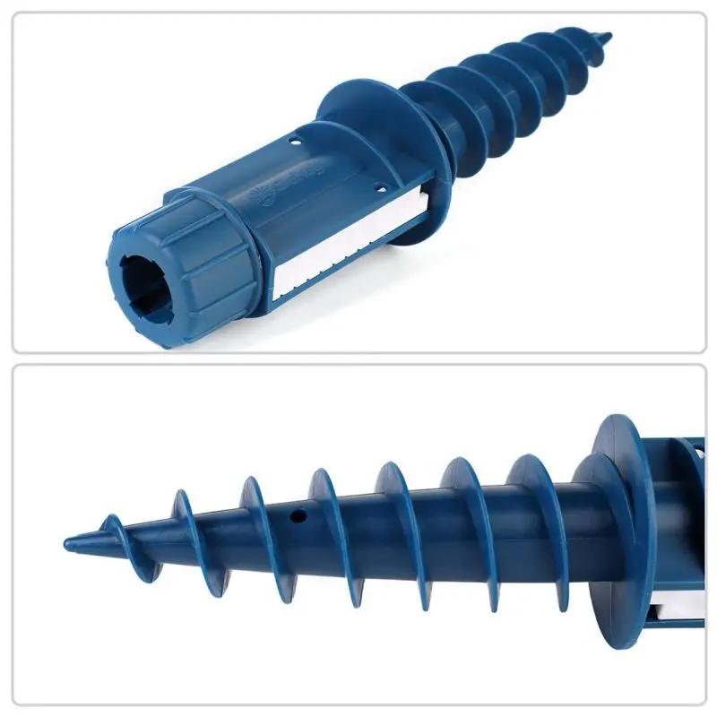 Sekey 22 mm - 32 mm Bodenhülse für Sonnenschirm, mit klappbaren Griffen und Aufhängehaken Sekey