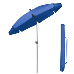 Sekey 200 cm Sonnenschirm mit Schutzhülle, Sonnenschutz UV50+ Sekey