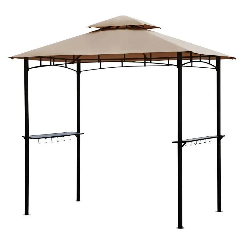 Sekey 245 x 150 x 250 cm Grillpavillon mit Ablage und Haken Sekey