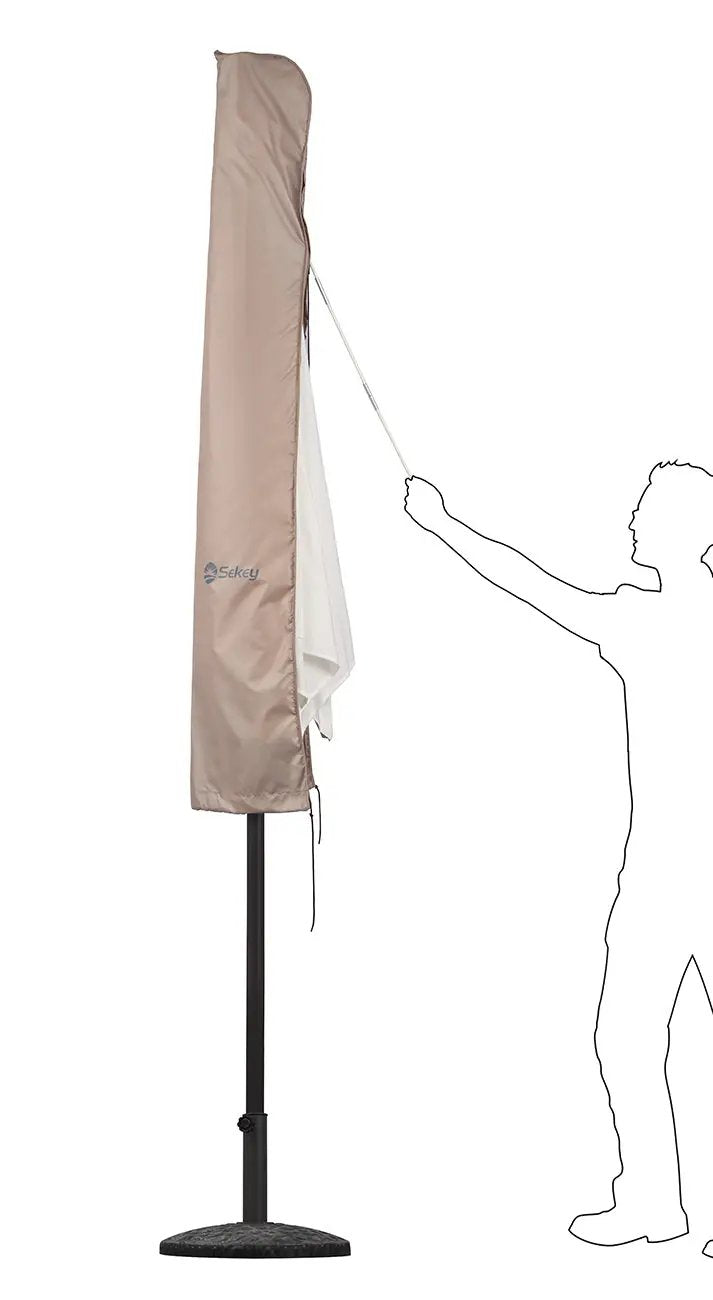 Sekey 175 x 30,5/36,5 cm Schutzhülle für 300 cm Sonnenschirm, aus Polyester-Gewebe Sekey